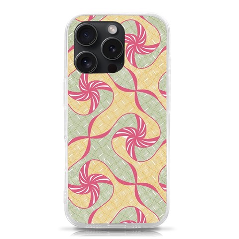 Abstract Pattern Design Scrapbooking iPhone 15 Pro TPU UV Print Case from ArtsNow.com Front