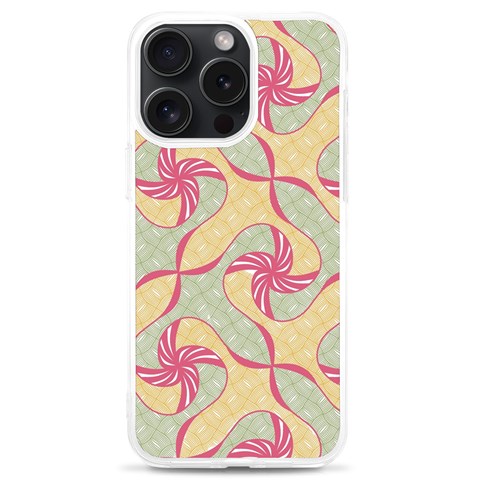 Abstract Pattern Design Scrapbooking iPhone 15 Pro Max TPU UV Print Case from ArtsNow.com Front