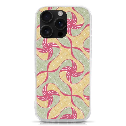 Abstract Pattern Design Scrapbooking iPhone 16 Pro TPU UV Print Case from ArtsNow.com Front