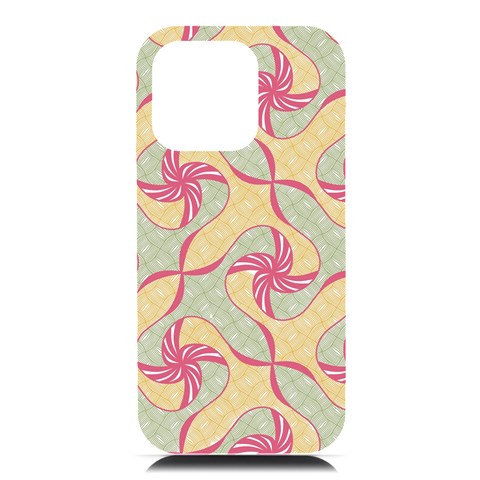 Abstract Pattern Design Scrapbooking iPhone 16 Pro Max Black UV Print PC Hardshell Case from ArtsNow.com Front