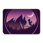 Mountain Night Crescent Moon Plate Mats