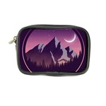 Mountain Night Crescent Moon Coin Purse