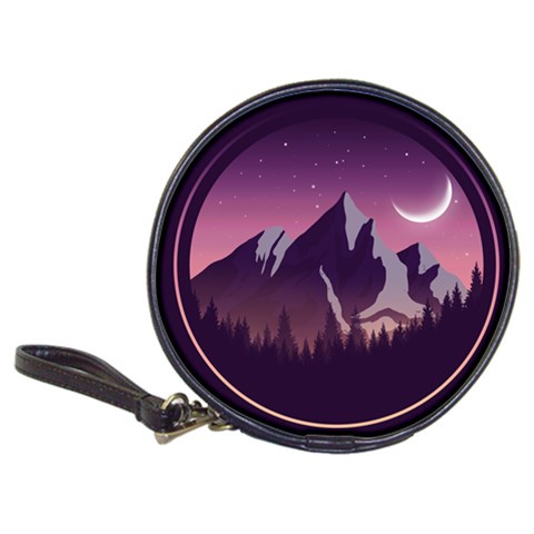 Mountain Night Crescent Moon Classic 20 Front