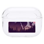 Mountain Night Crescent Moon Hard PC AirPods Pro Case