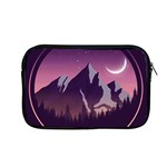 Mountain Night Crescent Moon Apple MacBook Pro 13  Zipper Case