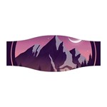 Mountain Night Crescent Moon Stretchable Headband