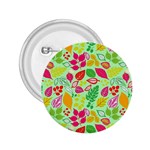 Flower Flora Floral Nature Pattern Seamless 2.25  Buttons