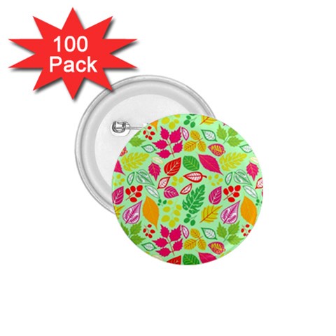 Flower Flora Floral Nature Pattern Seamless 1.75  Buttons (100 pack)  from ArtsNow.com Front