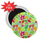 Flower Flora Floral Nature Pattern Seamless 2.25  Magnets (10 pack) 