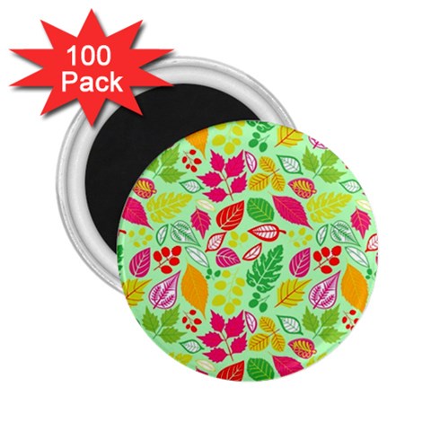 Flower Flora Floral Nature Pattern Seamless 2.25  Magnets (100 pack)  from ArtsNow.com Front