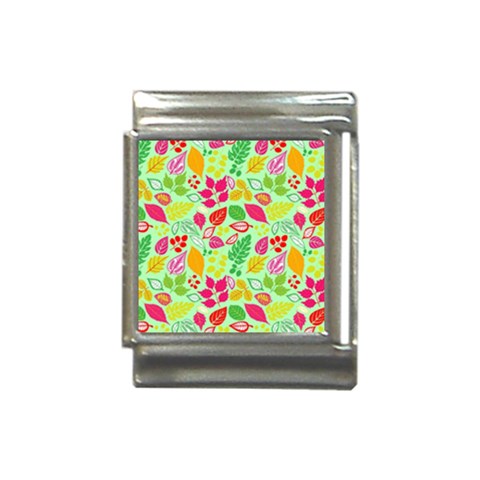 Flower Flora Floral Nature Pattern Seamless Italian Charm (13mm) from ArtsNow.com Front