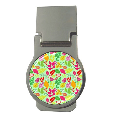 Flower Flora Floral Nature Pattern Seamless Money Clips (Round)  from ArtsNow.com Front