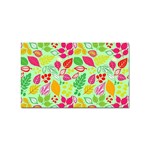 Flower Flora Floral Nature Pattern Seamless Sticker (Rectangular)