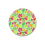 Flower Flora Floral Nature Pattern Seamless Magnet 3  (Round)