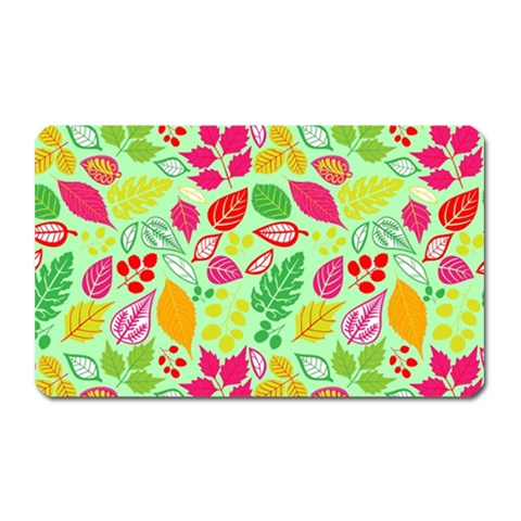 Flower Flora Floral Nature Pattern Seamless Magnet (Rectangular) from ArtsNow.com Front