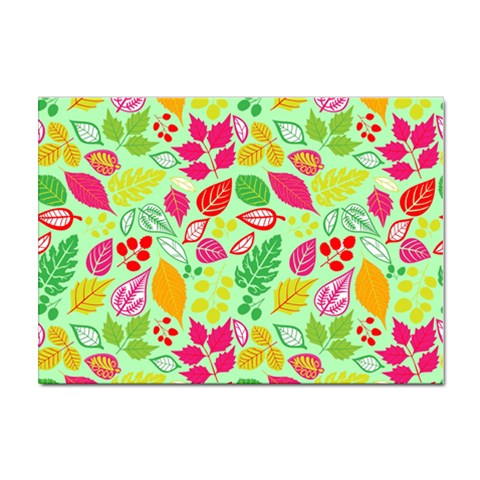 Flower Flora Floral Nature Pattern Seamless Sticker A4 (10 pack) from ArtsNow.com Front