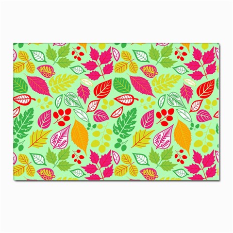 Flower Flora Floral Nature Pattern Seamless Postcard 4 x 6  (Pkg of 10) from ArtsNow.com Front