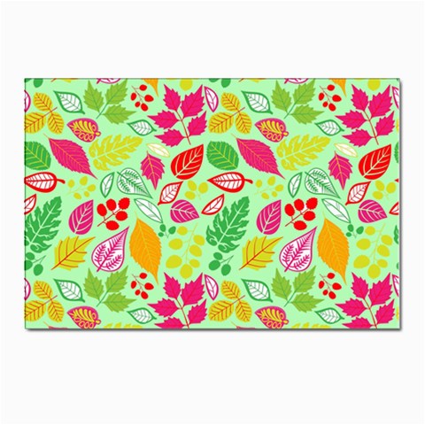 Flower Flora Floral Nature Pattern Seamless Postcards 5  x 7  (Pkg of 10) from ArtsNow.com Front