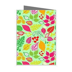 Flower Flora Floral Nature Pattern Seamless Mini Greeting Card from ArtsNow.com Right