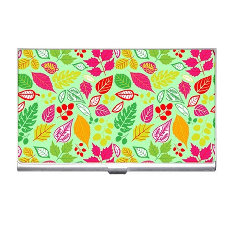 Flower Flora Floral Nature Pattern Seamless Business Card Holder from ArtsNow.com Front