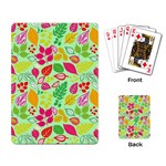 Flower Flora Floral Nature Pattern Seamless Playing Cards Single Design (Rectangle)