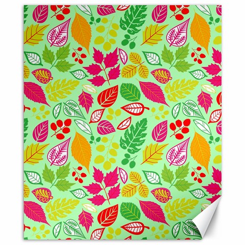 Flower Flora Floral Nature Pattern Seamless Canvas 8  x 10  from ArtsNow.com 8.15 x9.66  Canvas - 1