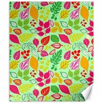 Flower Flora Floral Nature Pattern Seamless Canvas 8  x 10 