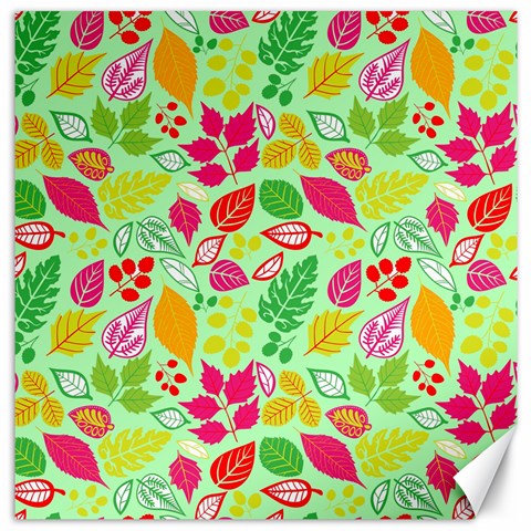 Flower Flora Floral Nature Pattern Seamless Canvas 12  x 12  from ArtsNow.com 11.4 x11.56  Canvas - 1