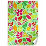 Flower Flora Floral Nature Pattern Seamless Canvas 12  x 18 