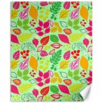 Flower Flora Floral Nature Pattern Seamless Canvas 16  x 20 