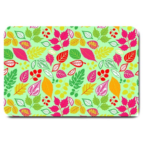 Flower Flora Floral Nature Pattern Seamless Large Doormat from ArtsNow.com 30 x20  Door Mat