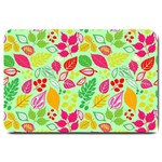 Flower Flora Floral Nature Pattern Seamless Large Doormat