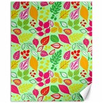 Flower Flora Floral Nature Pattern Seamless Canvas 11  x 14 