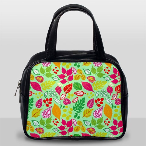 Flower Flora Floral Nature Pattern Seamless Classic Handbag (One Side) from ArtsNow.com Front