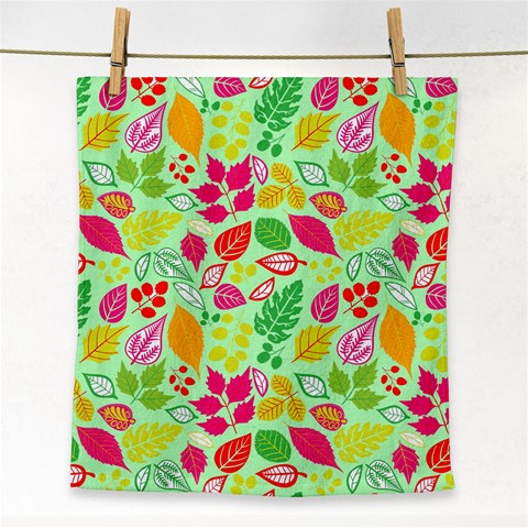 Flower Flora Floral Nature Pattern Seamless Face Towel from ArtsNow.com Front