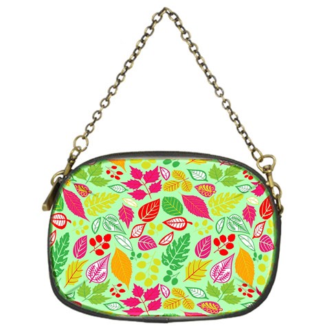 Flower Flora Floral Nature Pattern Seamless Chain Purse (One Side) from ArtsNow.com Front