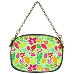 Flower Flora Floral Nature Pattern Seamless Chain Purse (One Side)