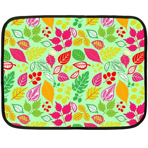 Flower Flora Floral Nature Pattern Seamless Two Sides Fleece Blanket (Mini) from ArtsNow.com 35 x27  Blanket Front