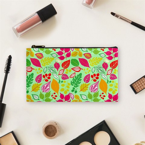 Flower Flora Floral Nature Pattern Seamless Cosmetic Bag (Small) from ArtsNow.com Front