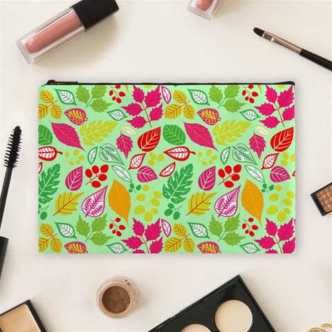 Flower Flora Floral Nature Pattern Seamless Cosmetic Bag (Large) from ArtsNow.com Front