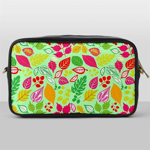 Flower Flora Floral Nature Pattern Seamless Toiletries Bag (One Side) from ArtsNow.com Front