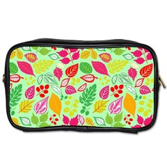 Flower Flora Floral Nature Pattern Seamless Toiletries Bag (Two Sides) from ArtsNow.com Front