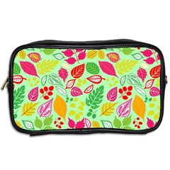 Flower Flora Floral Nature Pattern Seamless Toiletries Bag (Two Sides) from ArtsNow.com Back