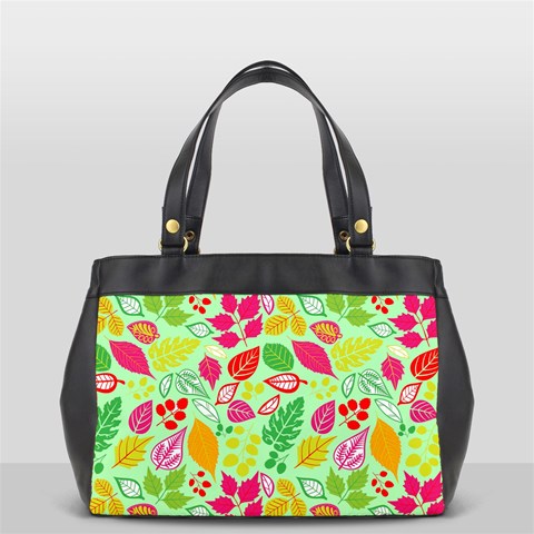 Flower Flora Floral Nature Pattern Seamless Oversize Office Handbag from ArtsNow.com Front