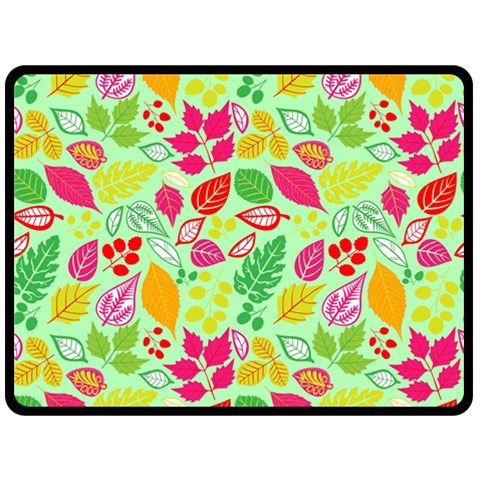 Flower Flora Floral Nature Pattern Seamless Fleece Blanket (Large) from ArtsNow.com 80 x60  Blanket Front