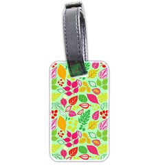 Flower Flora Floral Nature Pattern Seamless Luggage Tag (two sides) from ArtsNow.com Front