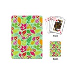 Flower Flora Floral Nature Pattern Seamless Playing Cards Single Design (Mini)