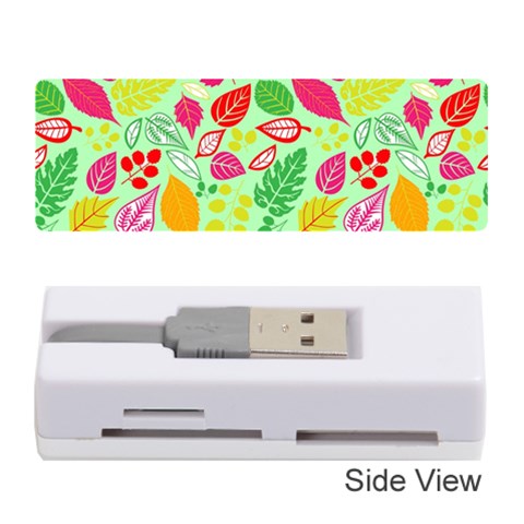 Flower Flora Floral Nature Pattern Seamless Memory Card Reader (Stick) from ArtsNow.com Front