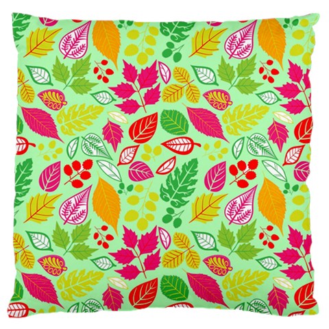 Flower Flora Floral Nature Pattern Seamless Large Cushion Case (One Side) from ArtsNow.com Front