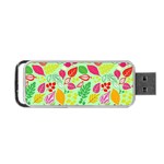 Flower Flora Floral Nature Pattern Seamless Portable USB Flash (One Side)